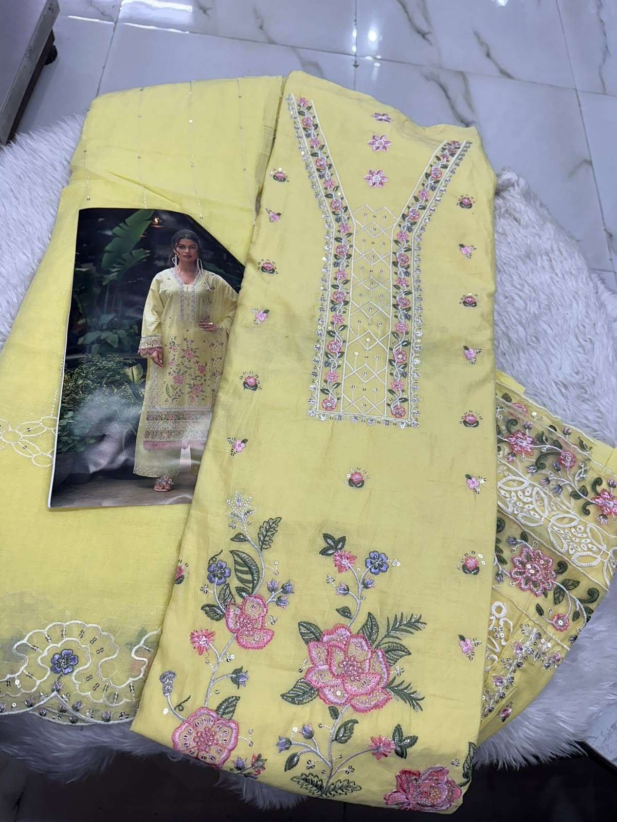 Falah Premium Cotton Collection Code - 50135 By Falah Designer Suits - 02