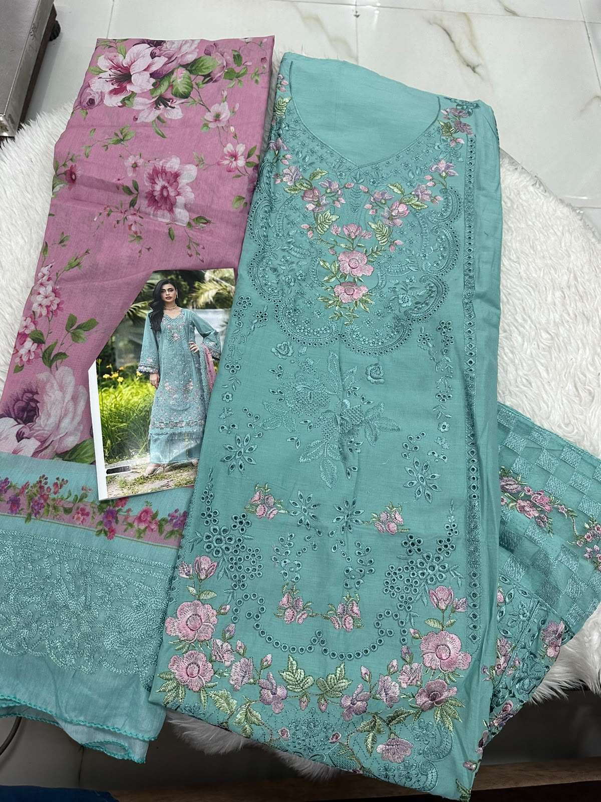 Falah Premium Cotton Collection Code - 50136 By Falah Designer Suits - 03
