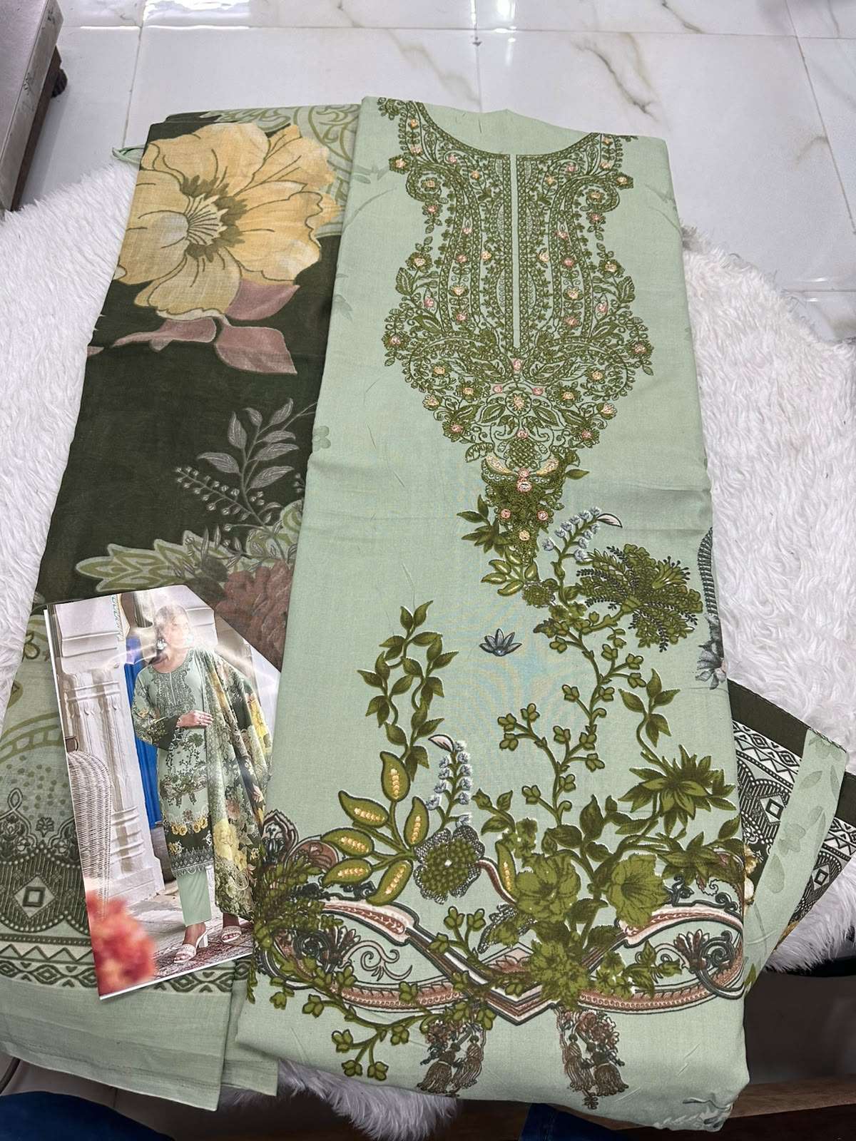Falah Premium Cotton Collection Code - 50138 By Falah Designer Suits - 01