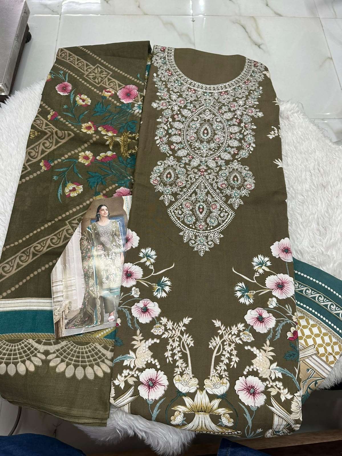 Falah Premium Cotton Collection Code - 50138 By Falah Designer Suits - 03