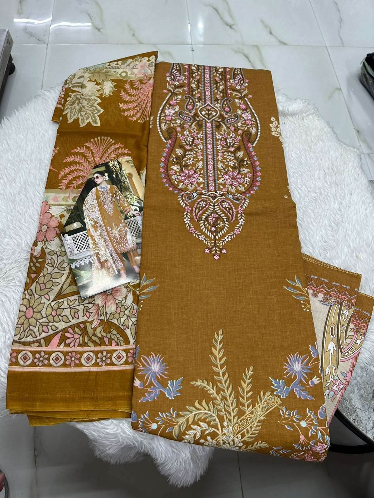 Falah Premium Cotton Collection Code - 50139 By Falah Designer Suits - 01 - 08