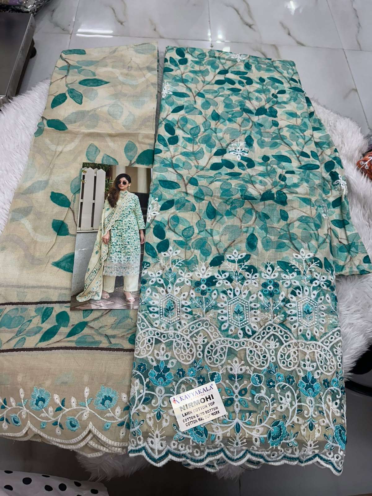 Falah Premium Cotton Collection Code - 50147 By Falah Designer Suits - 03