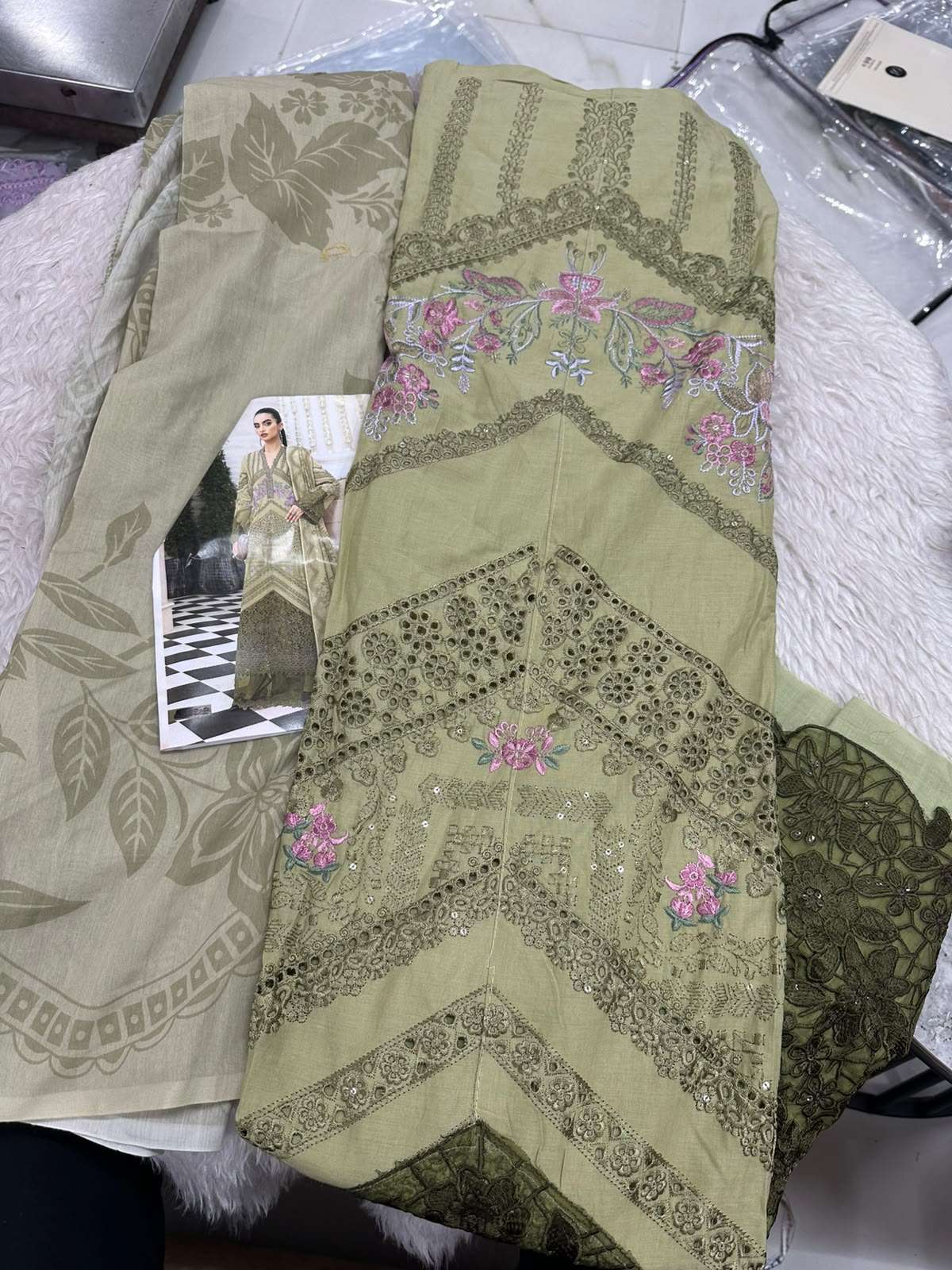 Falah Premium Cotton Collection Code - 50154 By Falah Designer Suits - 01