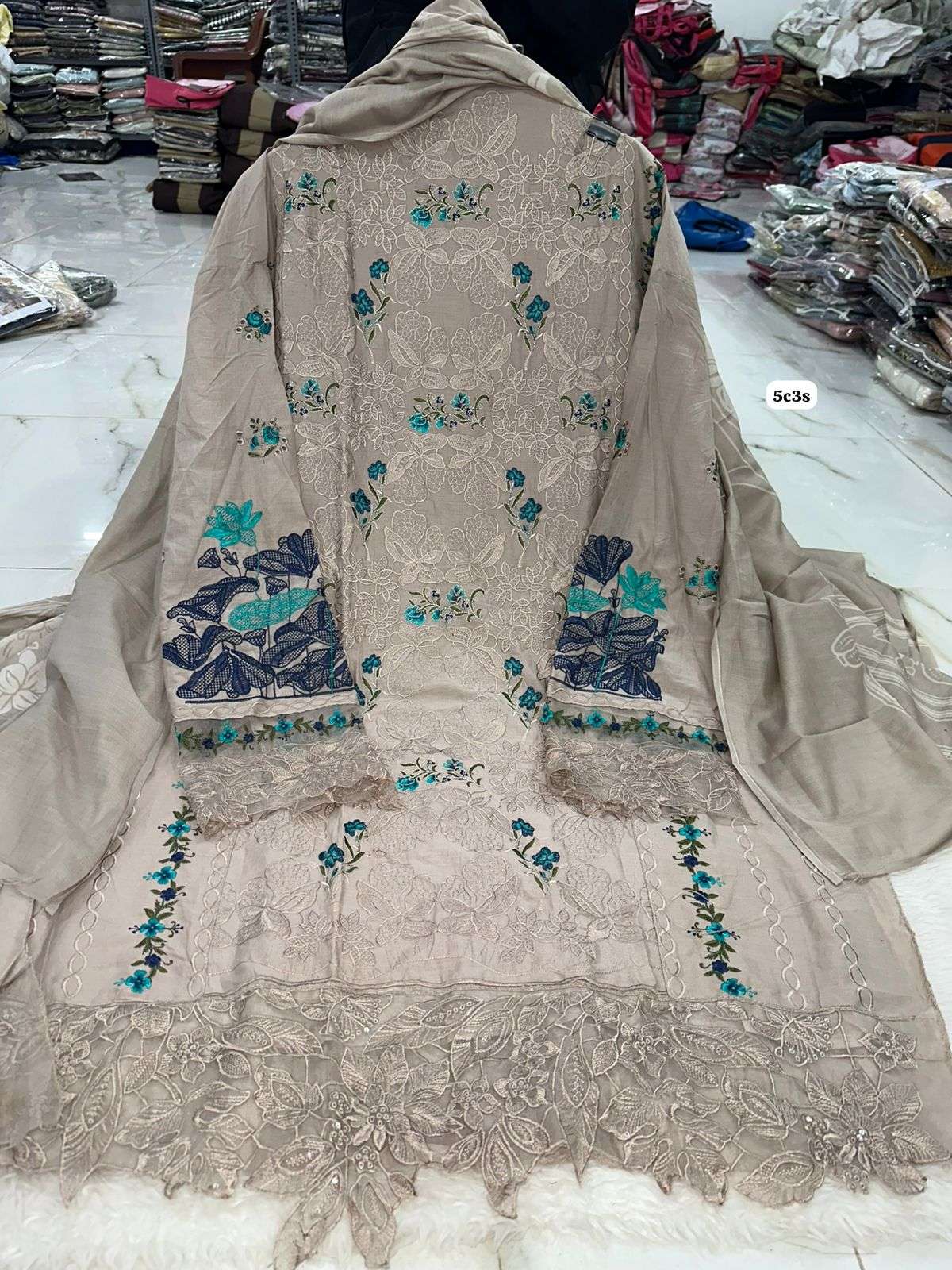 Falah Premium Cotton Collection Code - NOP52 By Falah Designer Suits - 13