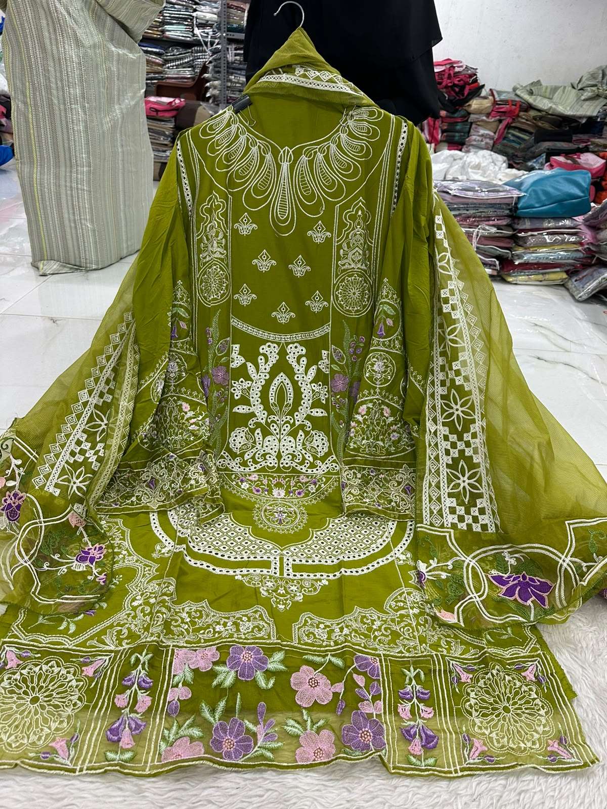 Falah Premium Party Wear Pure Cotton Collection Code - NOP55 By Falah Designer Suit - 12
