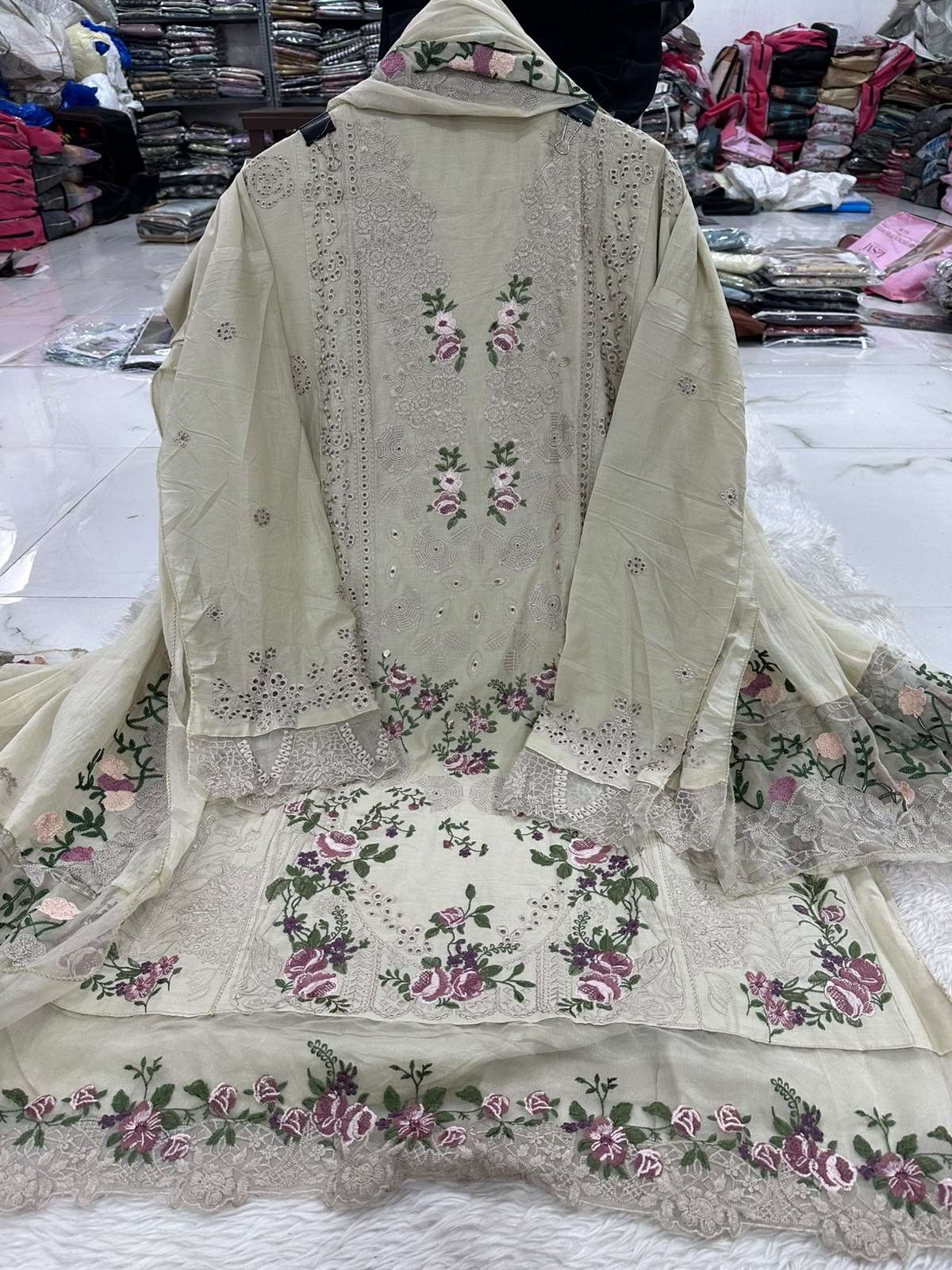 Falah Premium Pure Cotton Collection Code - NOP40 By Falah Designer Suits - 02