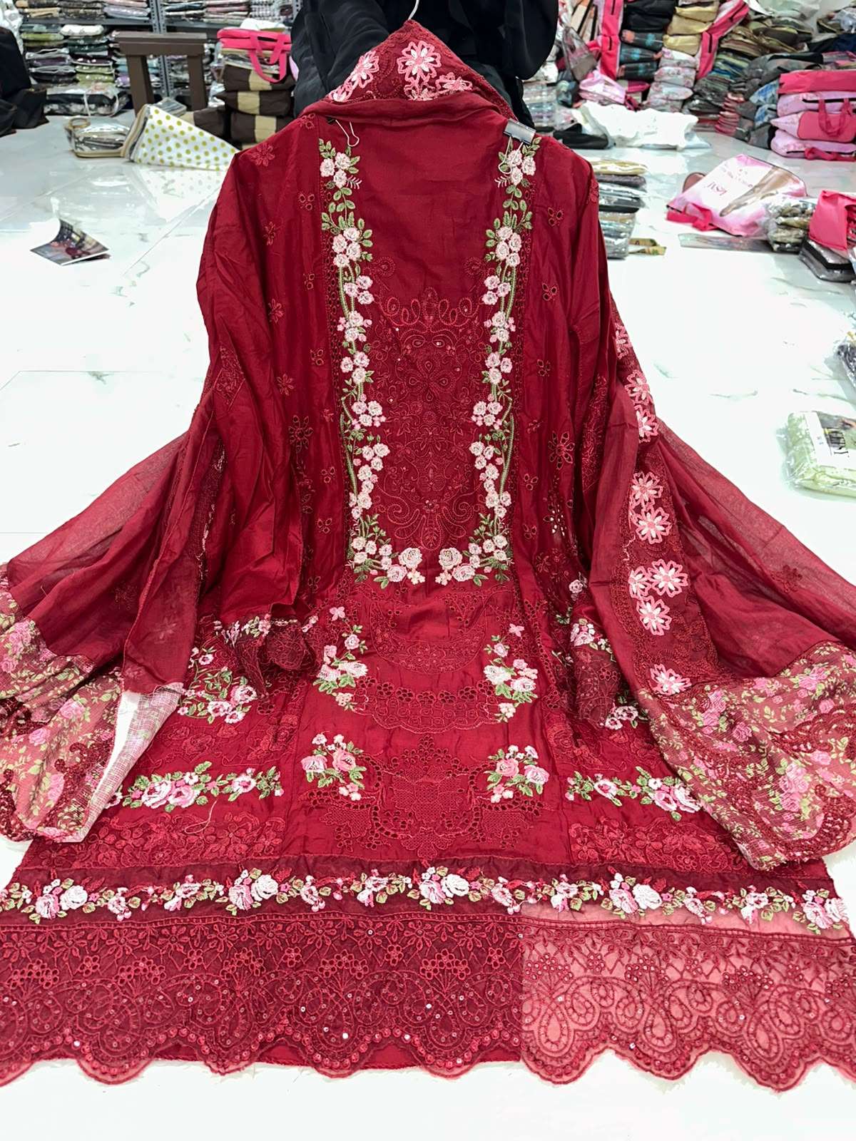 Falah Premium Pure Cotton Collection Code - NOP41 By Falah Designer Suits - 01