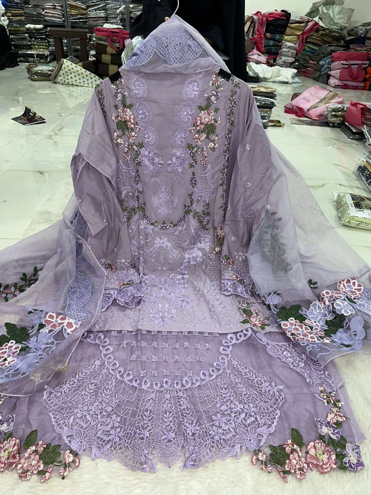 Falah Premium Pure Cotton Collection Code - NOP41 By Falah Designer Suits - 03