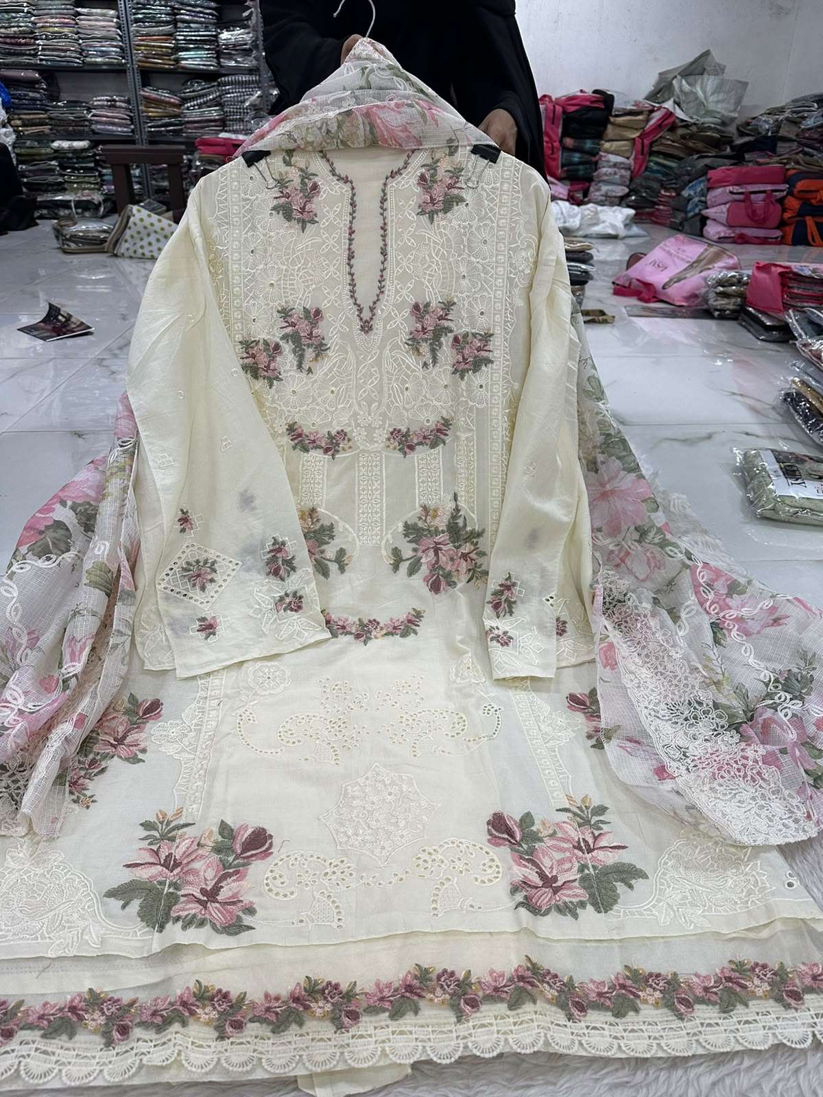 Falah Premium Pure Cotton Collection Code - NOP41 By Falah Designer Suits - 08