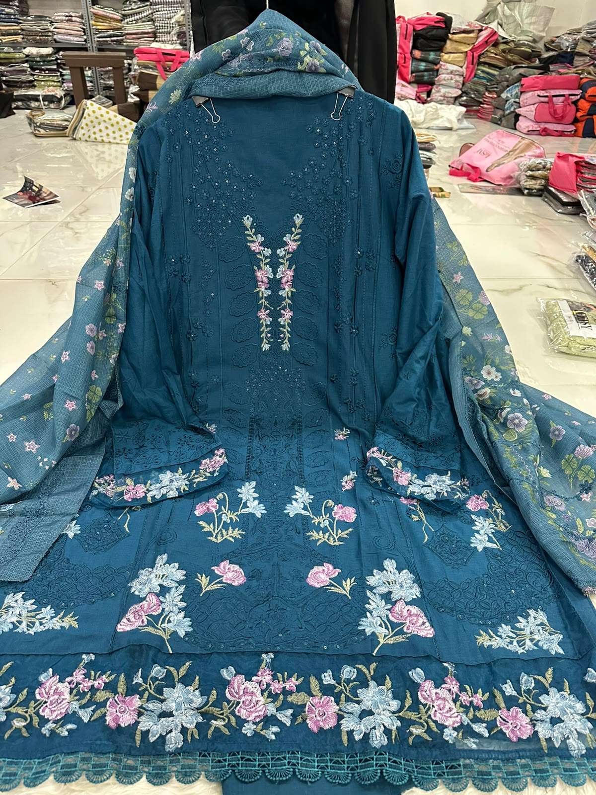Falah Premium Pure Cotton Collection Code - NOP41 By Falah Designer Suits - 09