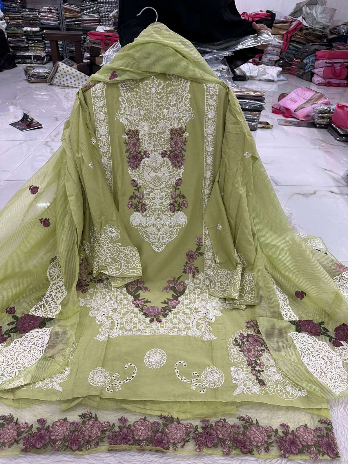 Falah Premium Pure Cotton Collection Code - NOP41 By Falah Designer Suits - 19