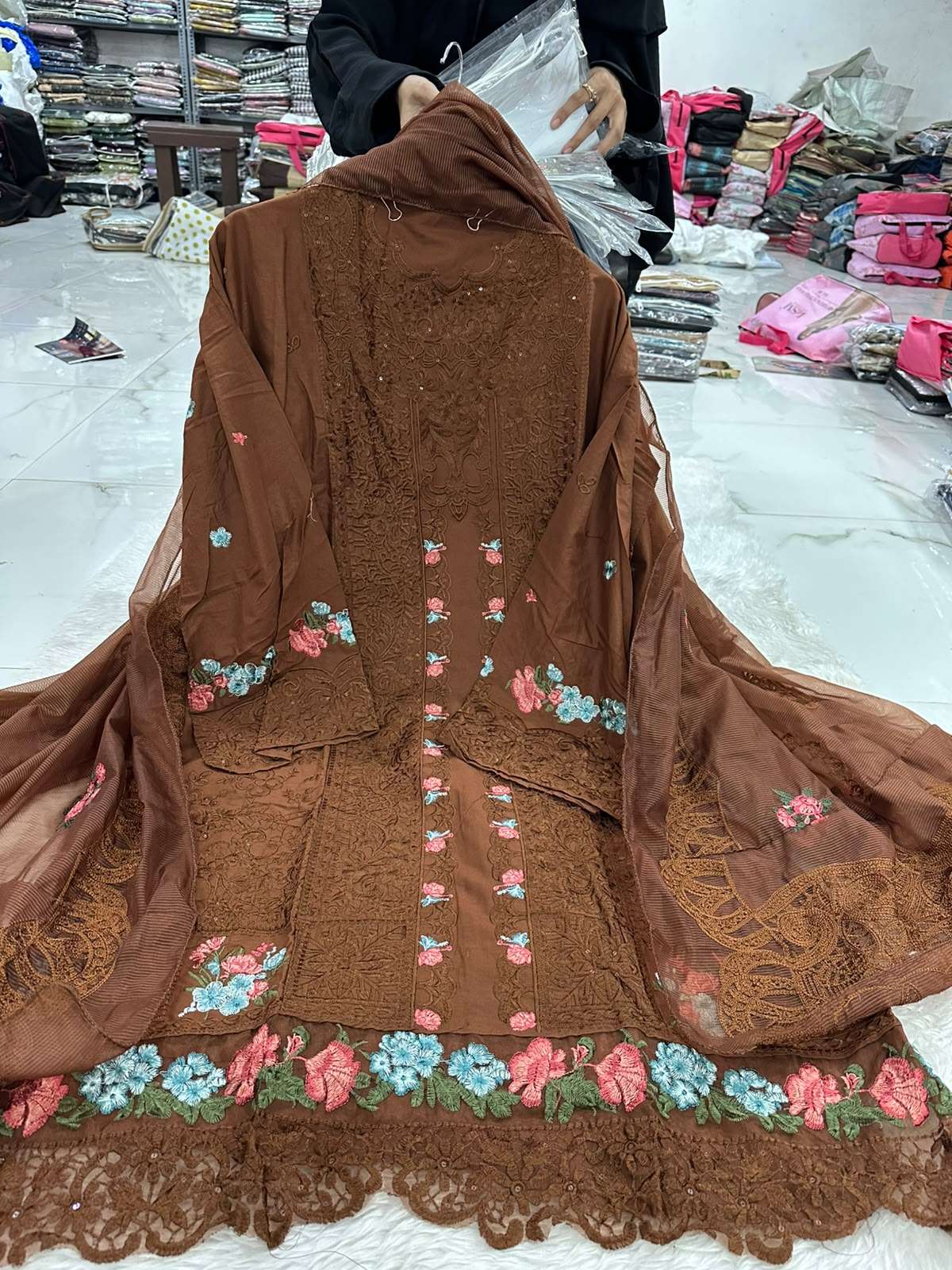 Falah Premium Pure Cotton Collection Code - NOP41 By Falah Designer Suits - 21