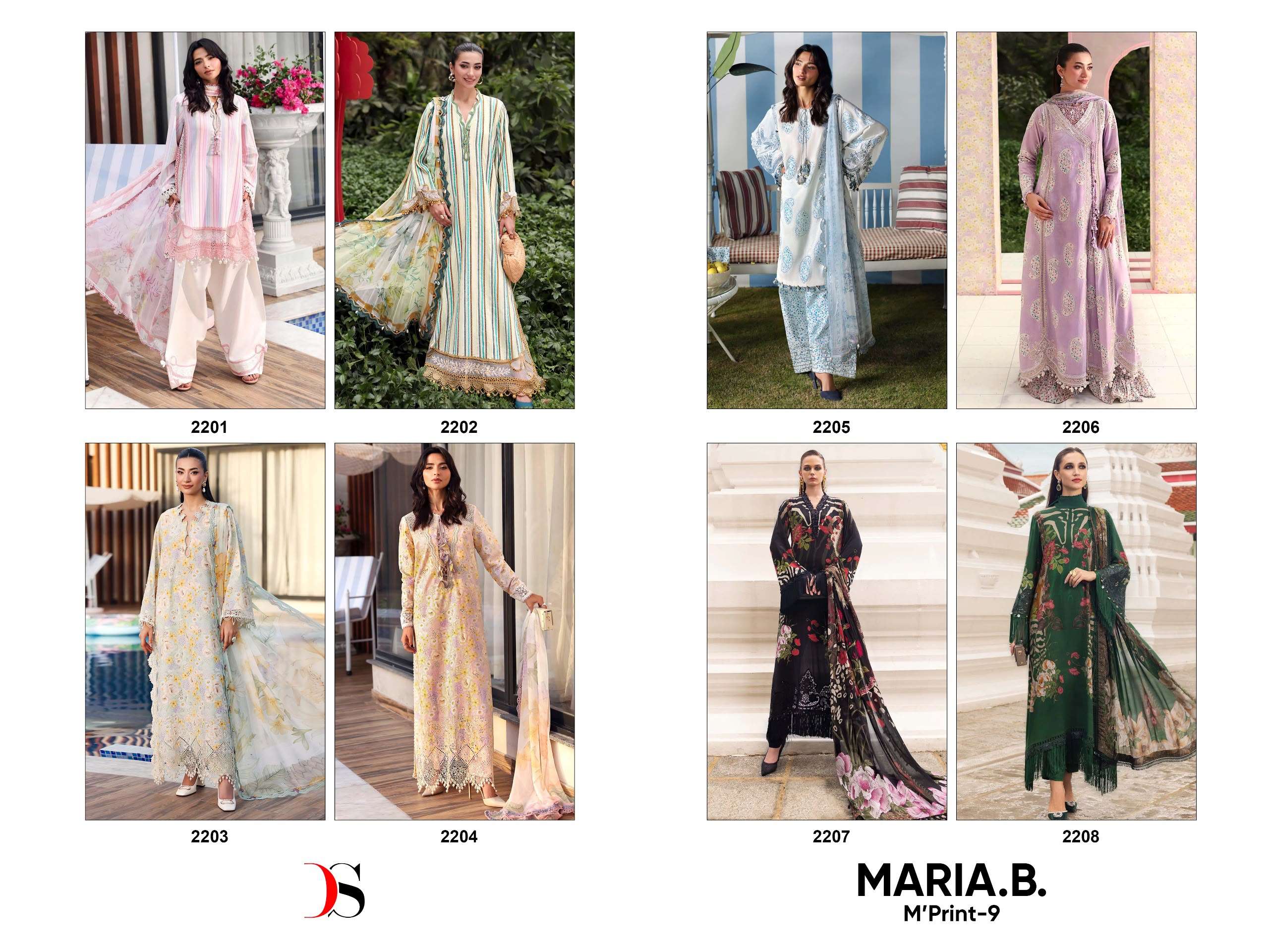 MARIA B. M PRINT - 09 by DEEPSY SUITS - 01 - 08 B