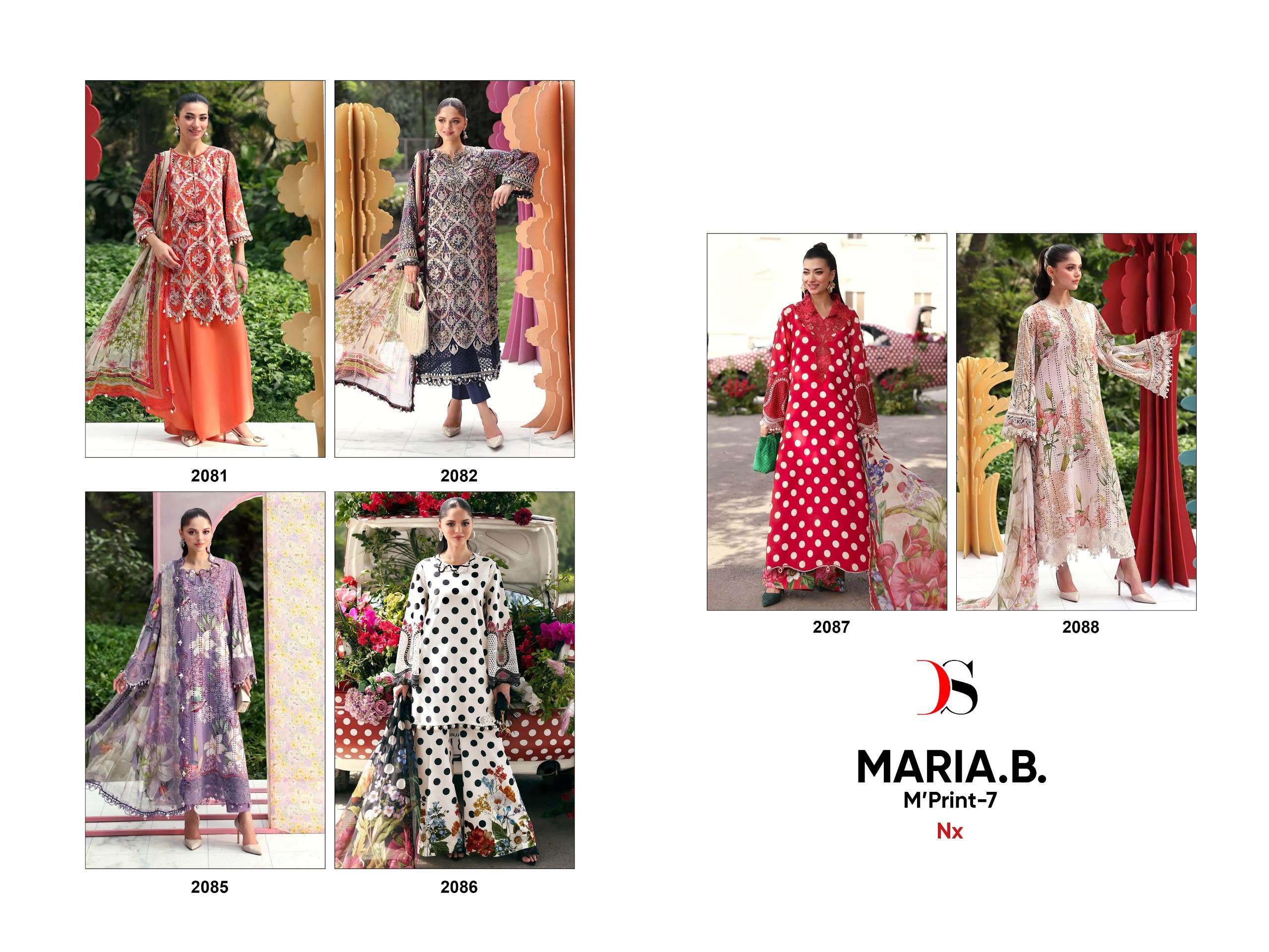 MARIA B. M PRINT - 7 NX BY DEEPSY SUITS - 01 - 06 B