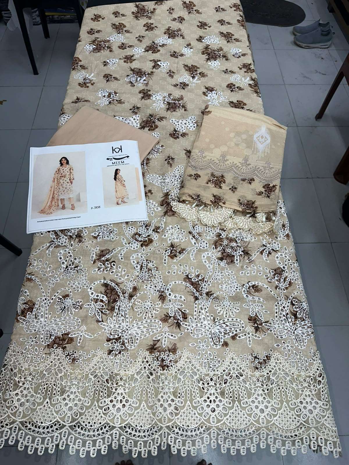 MEEM LAWN EMBROIDERED COLLECTION BY TAWAKKAL - 15