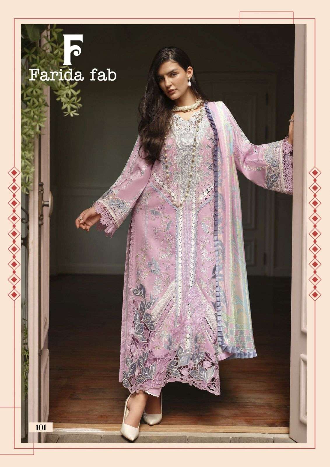 MUSHQ HEAVY LUXURY LAWN COLLECTION BY FARIDA FAB - 01