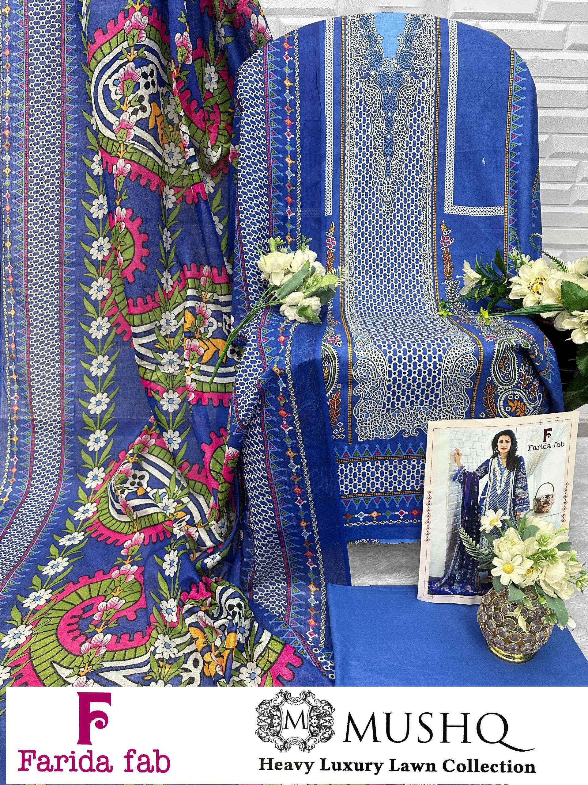MUSHQ HEAVY LUXURY LAWN COLLECTION BY FARIDA FAB - 09
