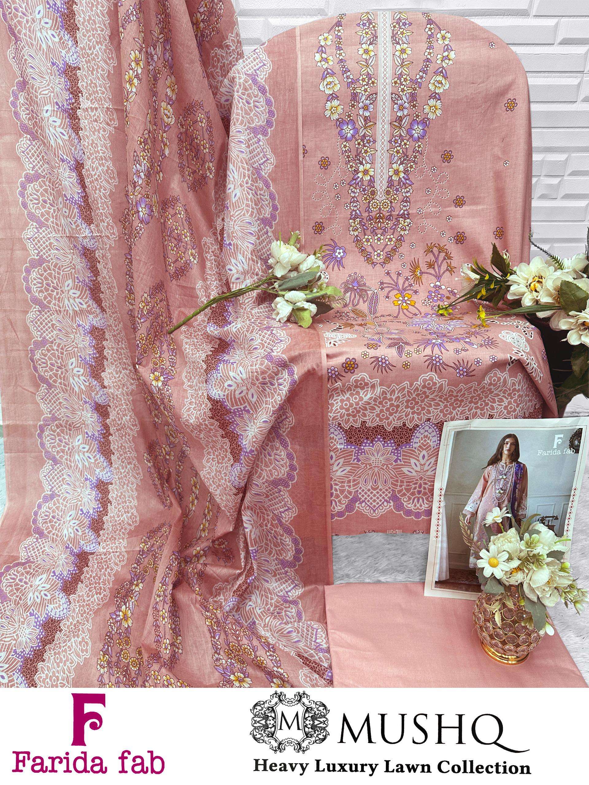 MUSHQ HEAVY LUXURY LAWN COLLECTION BY FARIDA FAB - 12
