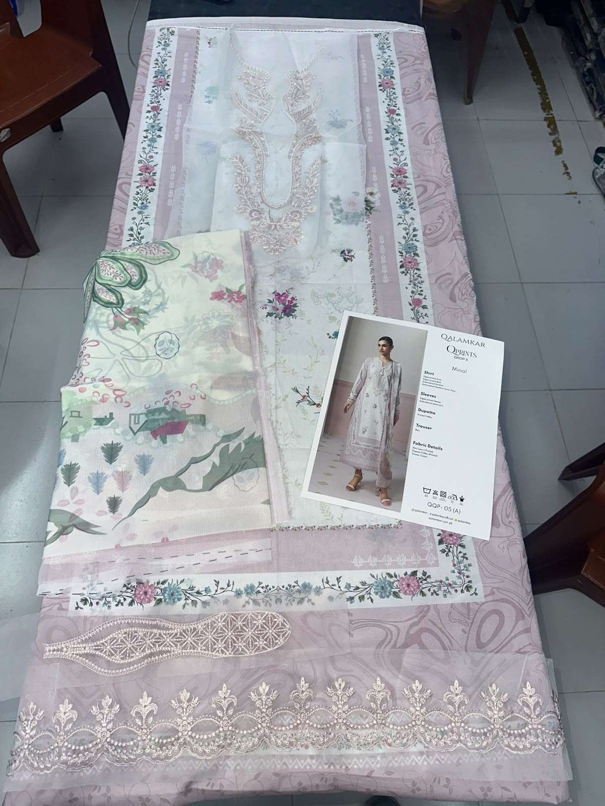 Q PRINTS LAWN COLLECTION VOL - 01 OPEN PIC BY QALAMKAR - 10