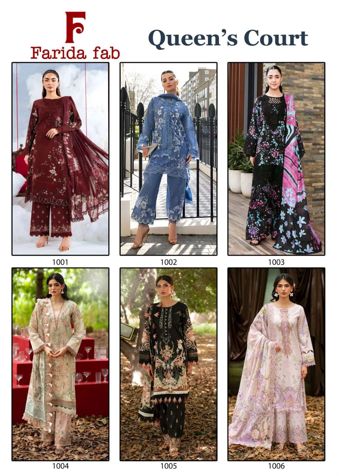 QUEENS COURT BY FARIDA FAB - 01 - 06