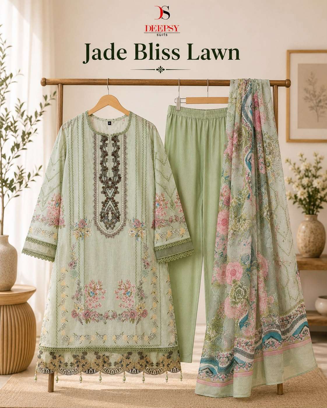 READY TO WEAR JADE BLISS LAWN COLLECTION BY DEEPSY SUITS - 01 - 08 A