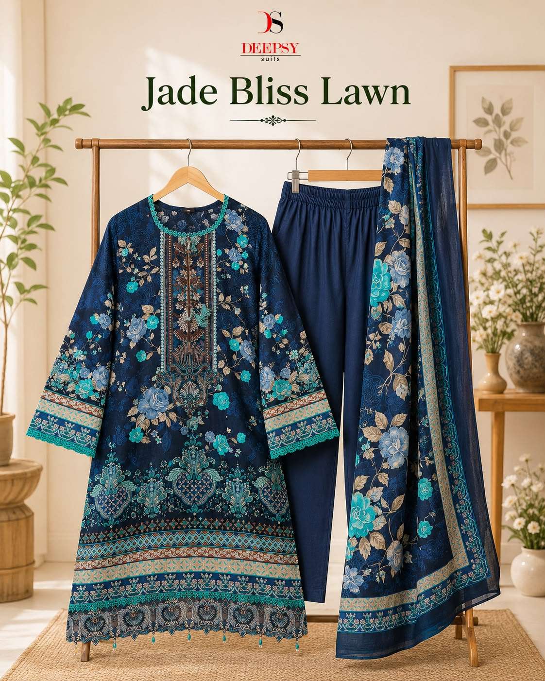 READY TO WEAR JADE BLISS LAWN COLLECTION BY DEEPSY SUITS - 02