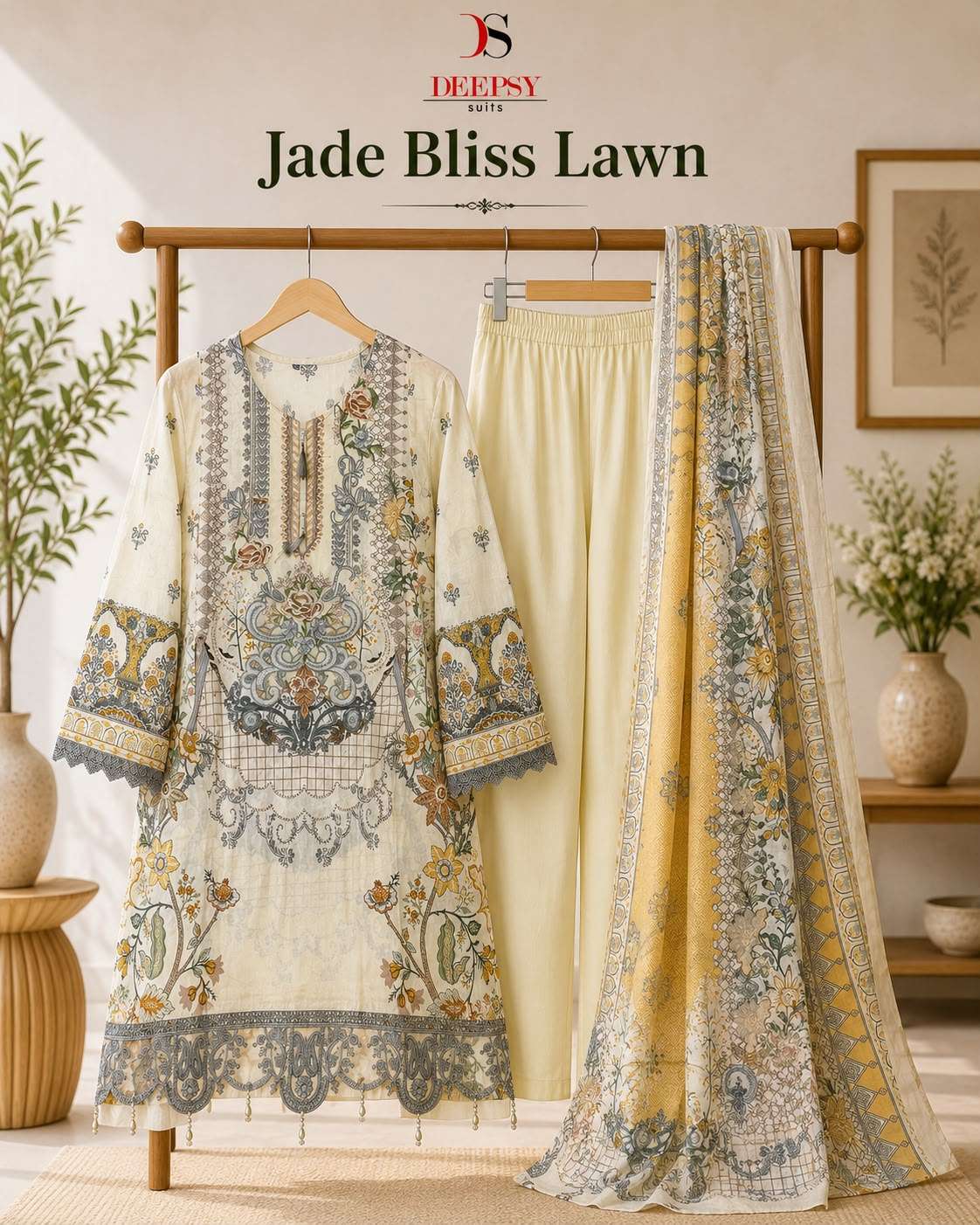 READY TO WEAR JADE BLISS LAWN COLLECTION BY DEEPSY SUITS - 03