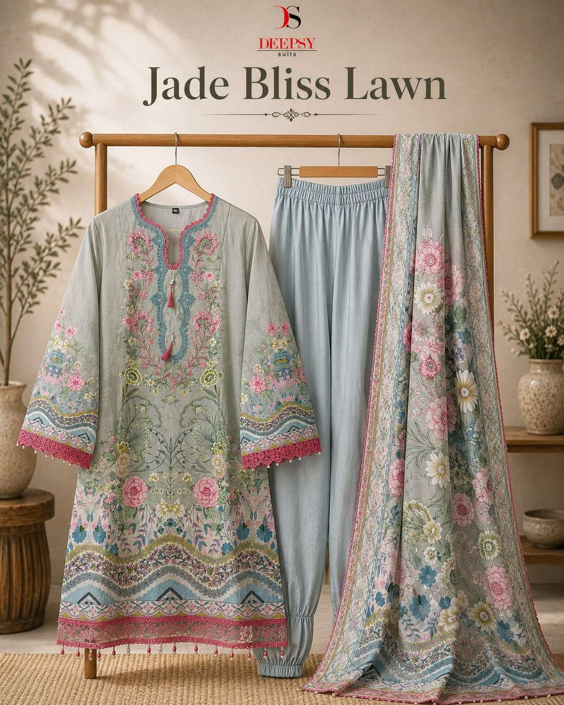 READY TO WEAR JADE BLISS LAWN COLLECTION BY DEEPSY SUITS - 04