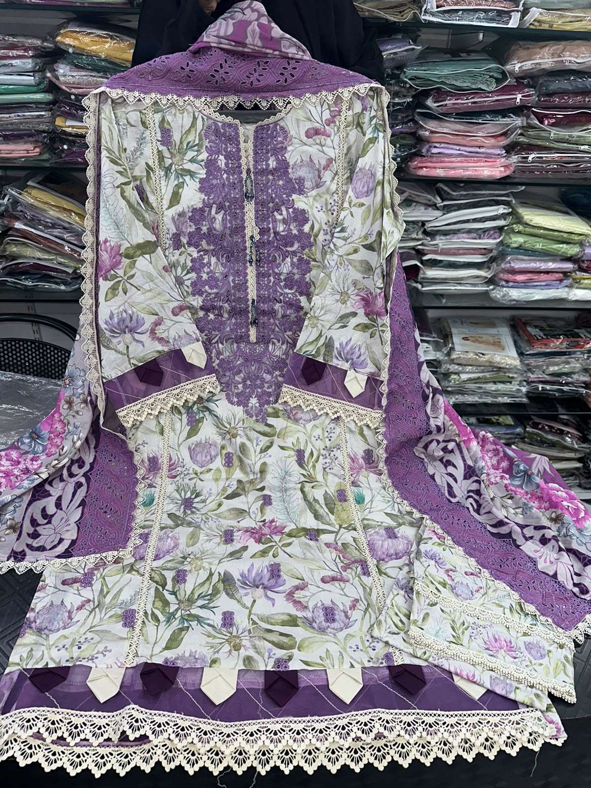 RTW CHIKANKARI EMBROIDERED LAWN COLLECTION BY JADE - 03