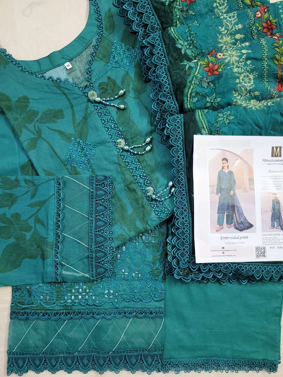 RTW EMBROIDERY CHICKAN KARI LAWN 2026 VOL - 01 BY MAUSUMMERY - 11
