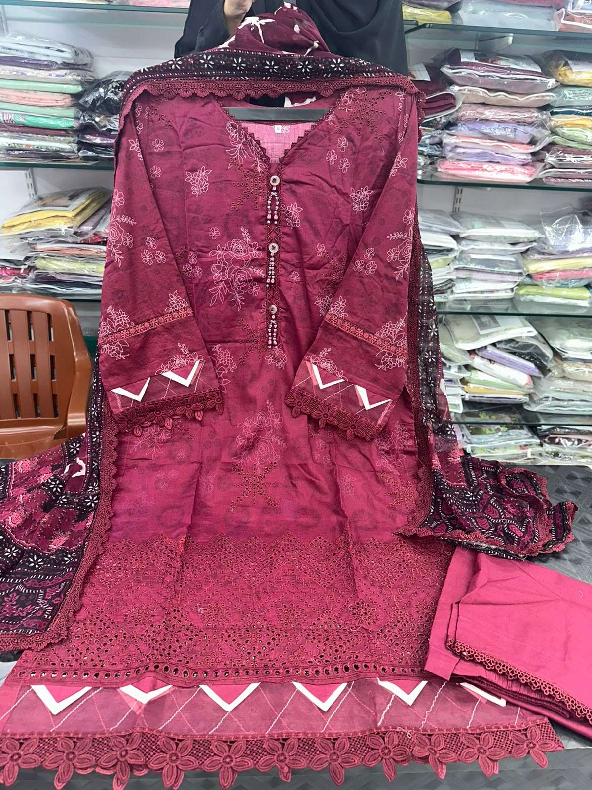 RTW EMBROIDERY CHICKAN KARI LAWN 2026 VOL - 01 OPEN PICS BY MAUSUMMERY - 01