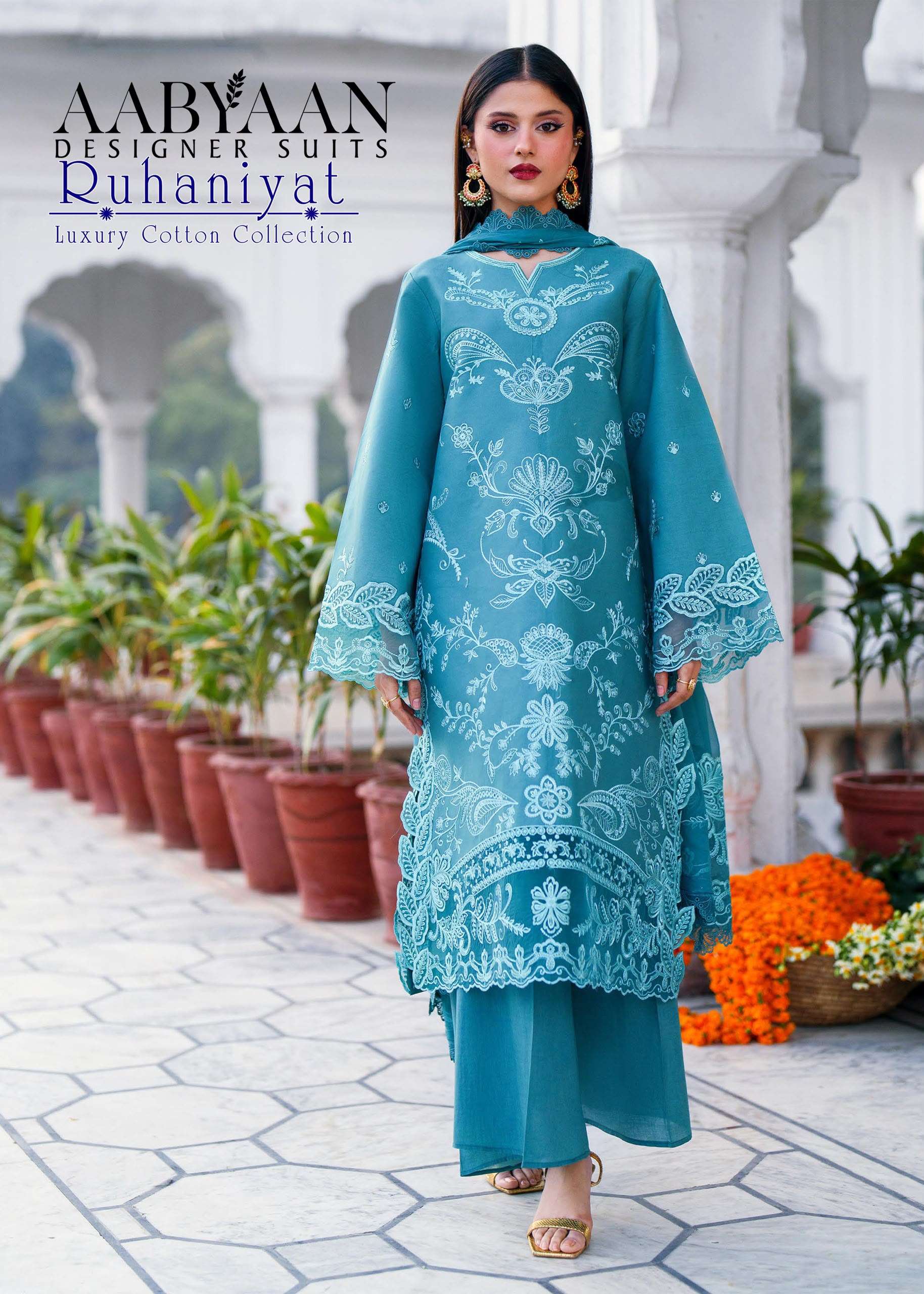 RUHANIYAT VOL - 12 BY AABYAAN DESIGNER SUIT - 04