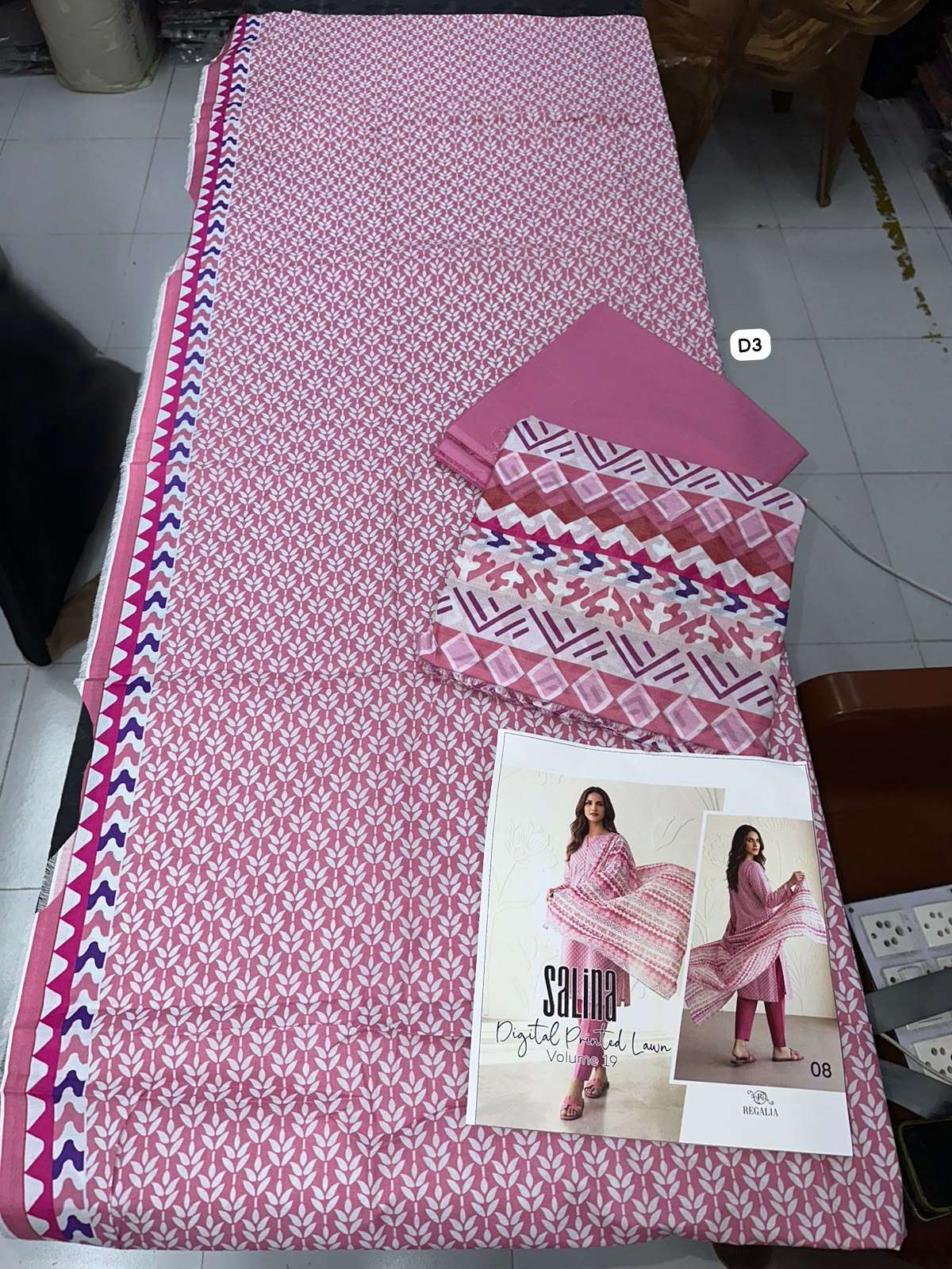 SALINA PRINTED LAWN COLLECTION VOL - 19 BY REGALIA TEXTILES - 03
