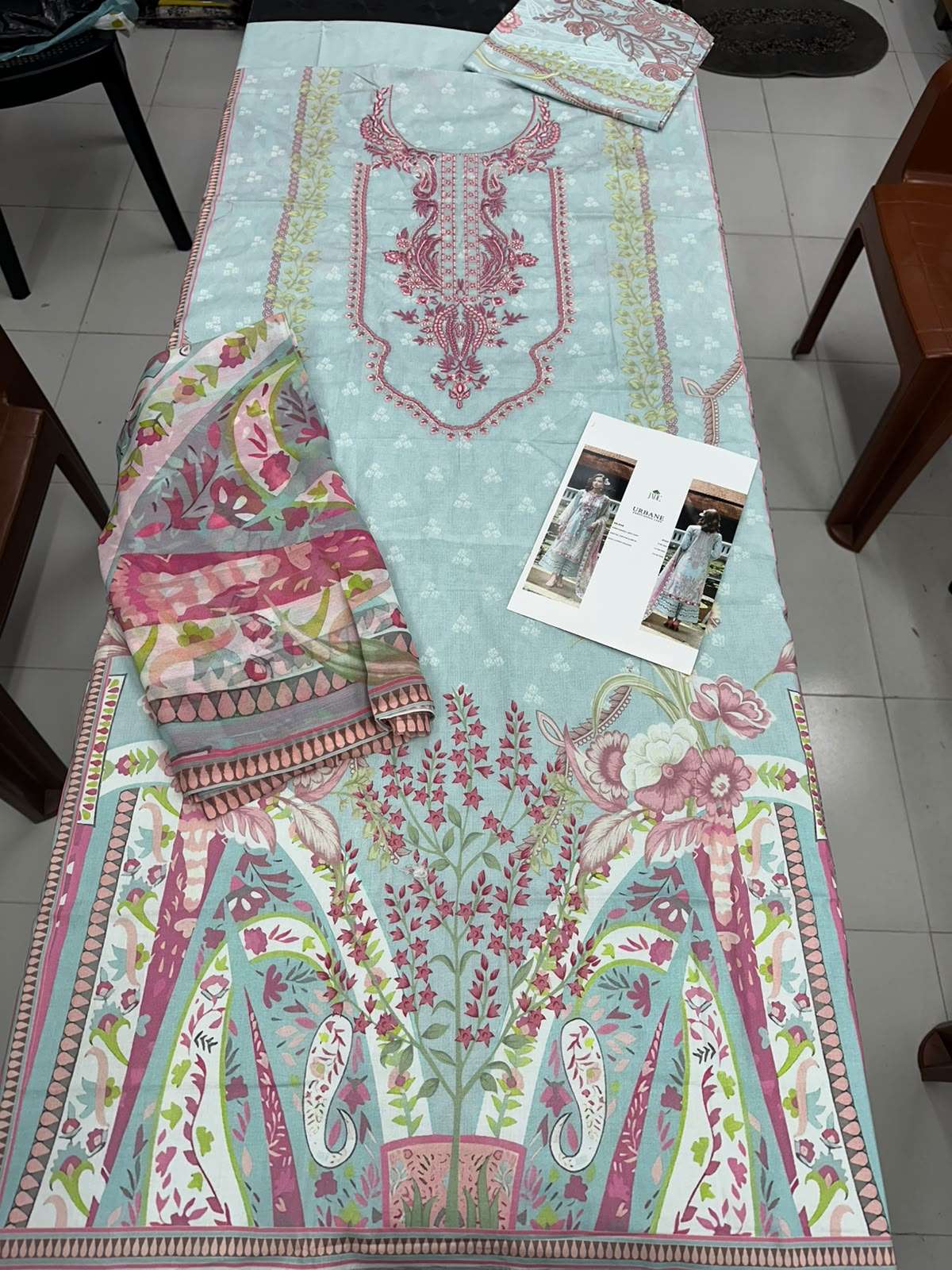 URBANE EMBROIDERED LAWNS BY JADE - 10
