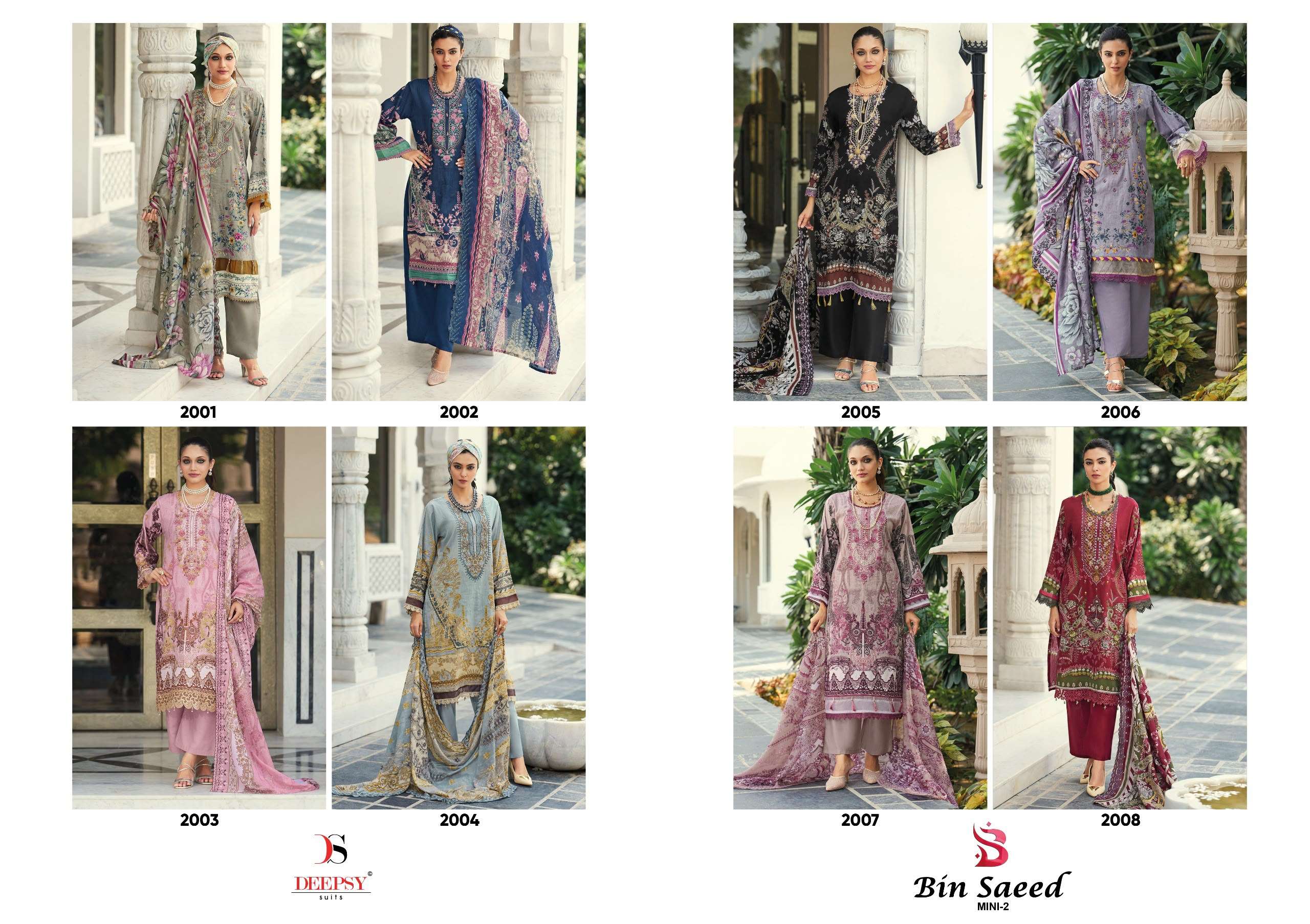 BIN SAEED MINI - 02 BY DEEPSY SUITS - 01 - 08 A