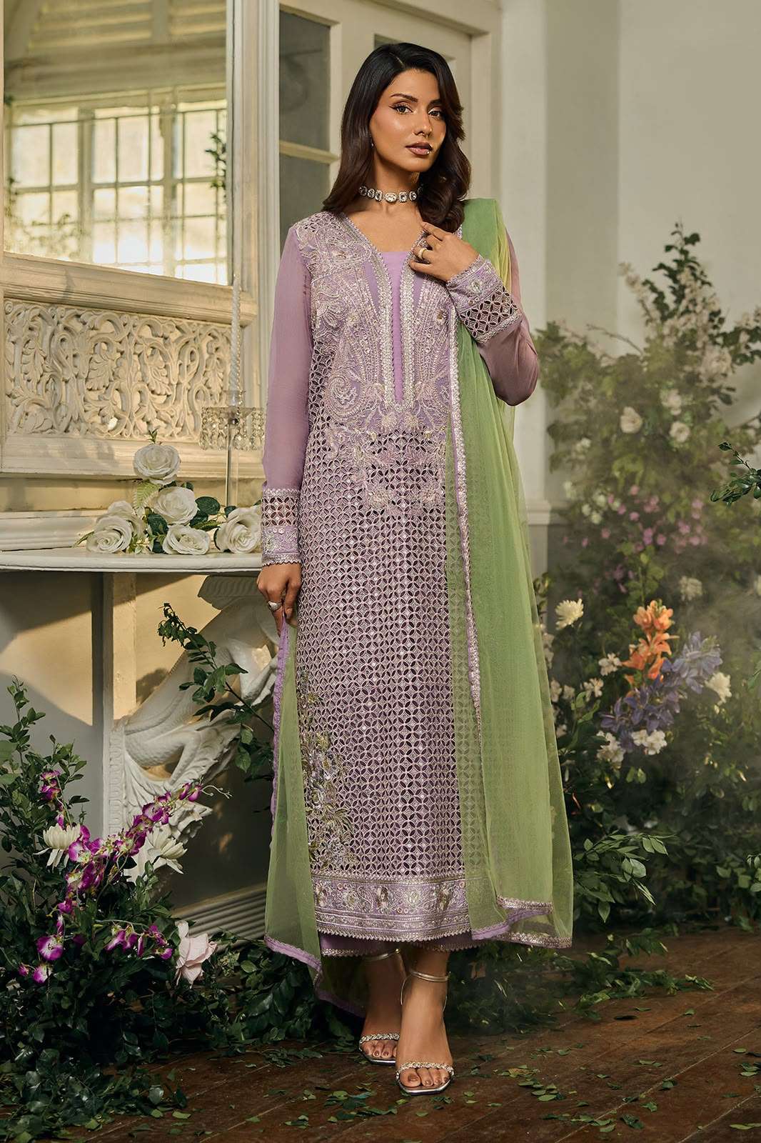 CELINE EMBROIDERED CHIFFON COLLECTION BY CHARIZMA - 02
