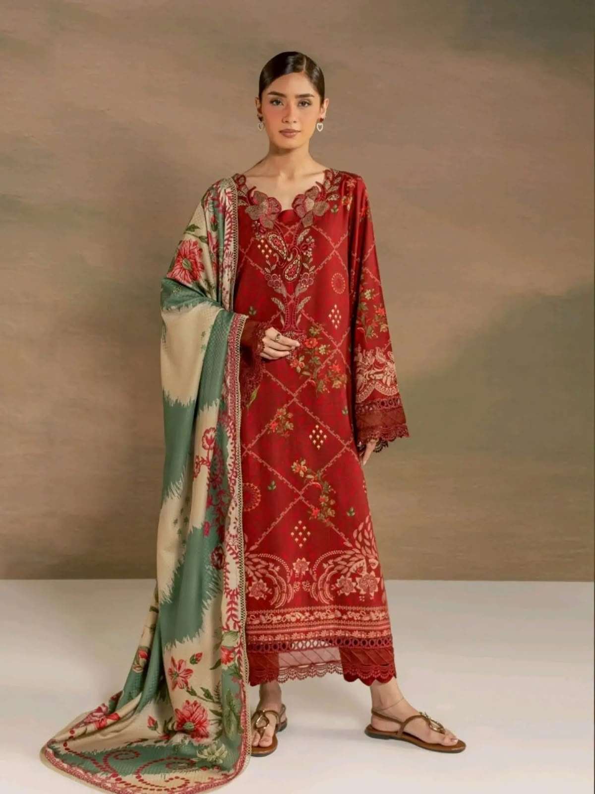 DAHLIA EMBROIDERED VISCOSE SLUB COLLECTION BY DARIA - 02