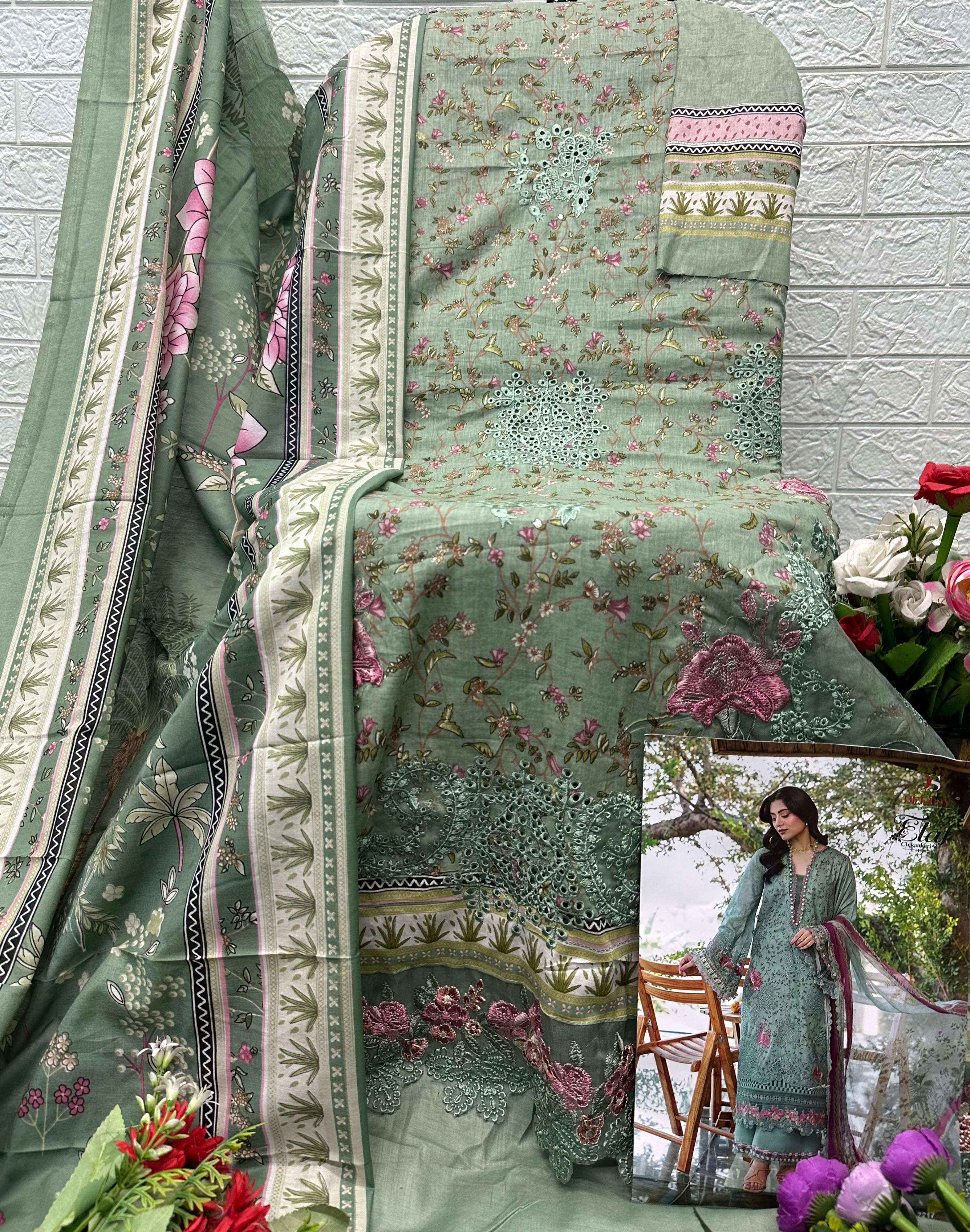 ELAF CHIKANKARI - 02 OPEN PICS BY DEEPSY SUITS - 07
