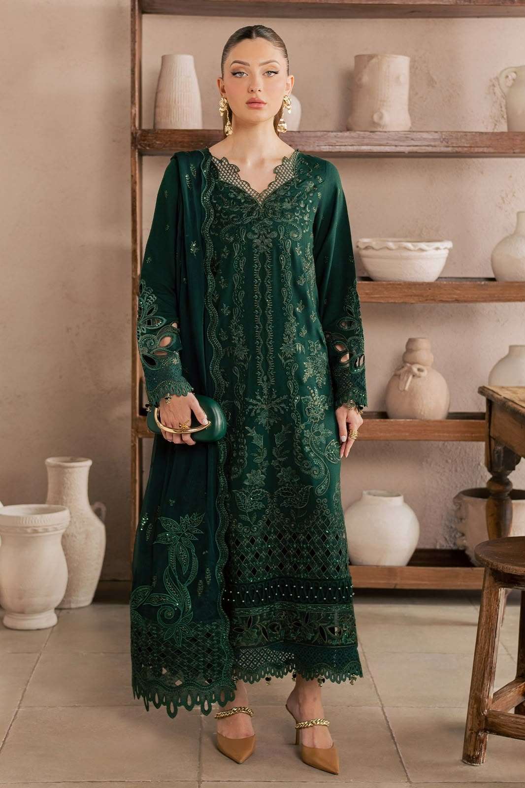 EXCLUSIVE EMBROIDERED KARANDI COLLECTION BY NUREH - 06