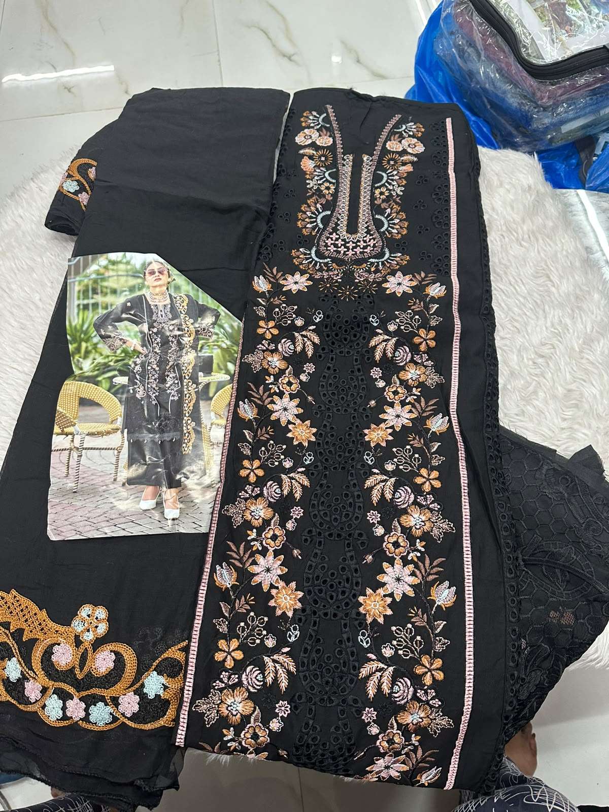 Falah Premium Cotton Colleciton Code - 50185 By Falah Designer Suits - 01 - 06