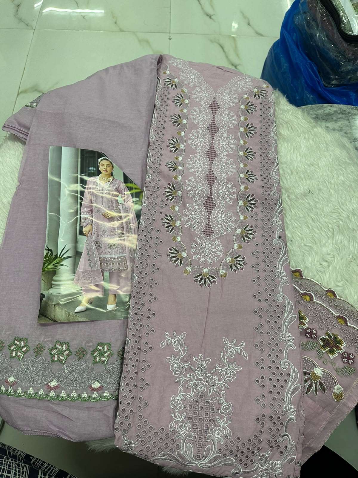 Falah Premium Cotton Colleciton Code - 50185 By Falah Designer Suits - 03