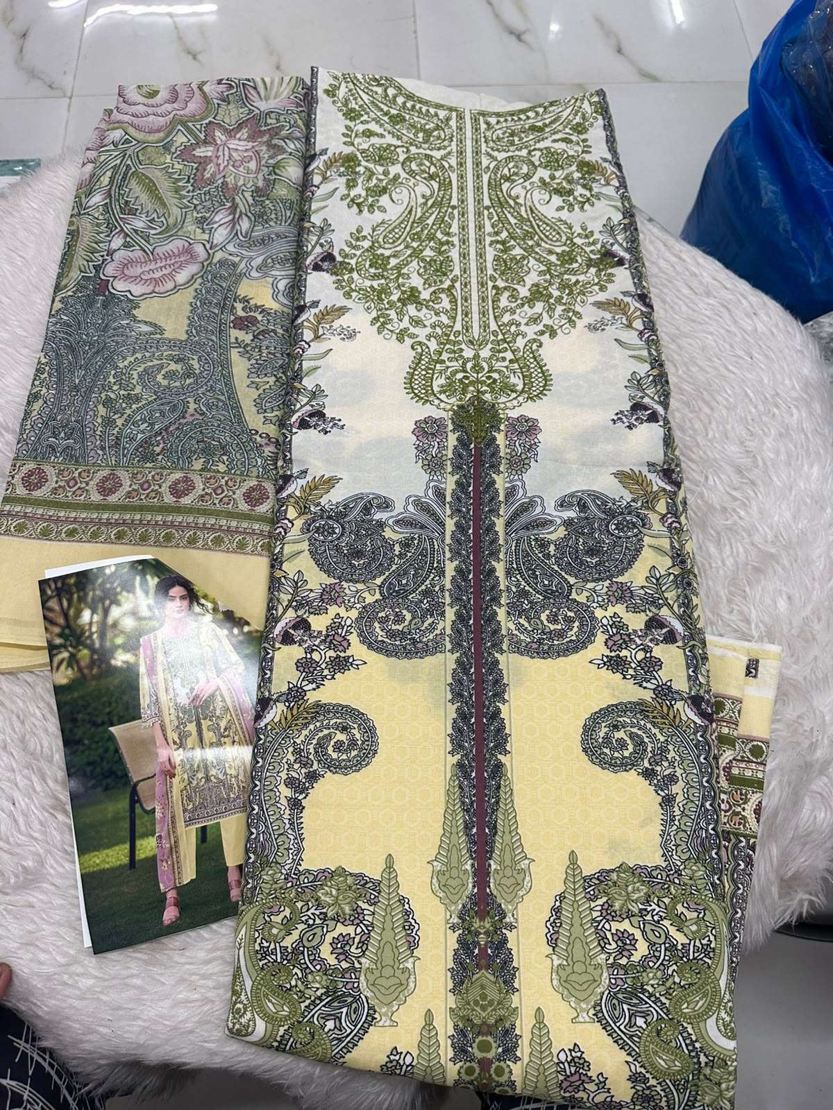 Falah Premium Cotton Colleciton Code - 50187 By Falah Designer Suits - 01 - 08