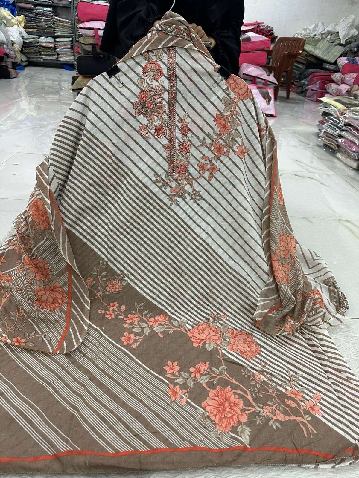 Falah Premium Cotton Collection - 2 Code - NOP65 By Falah Designer Suits - 11