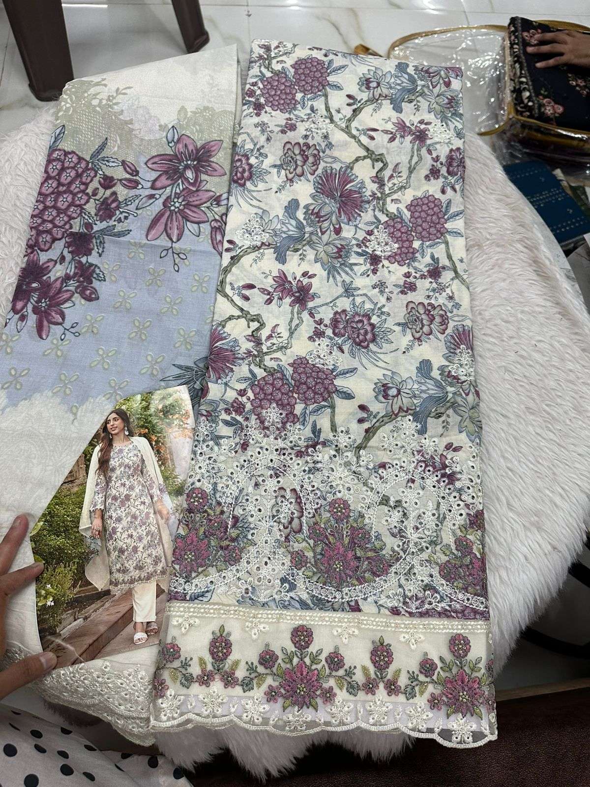 Falah Premium Cotton Collection Code - 50156 By Falah Designer Suits - 04