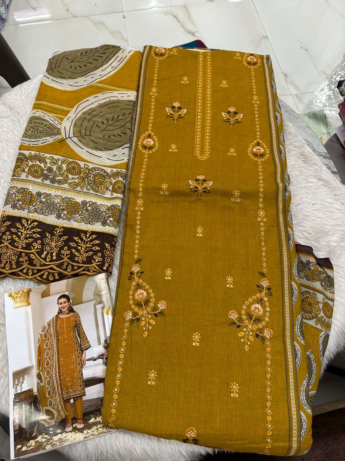 Falah Premium Cotton Collection Code - 50158 By Falah Designer Suits - 05