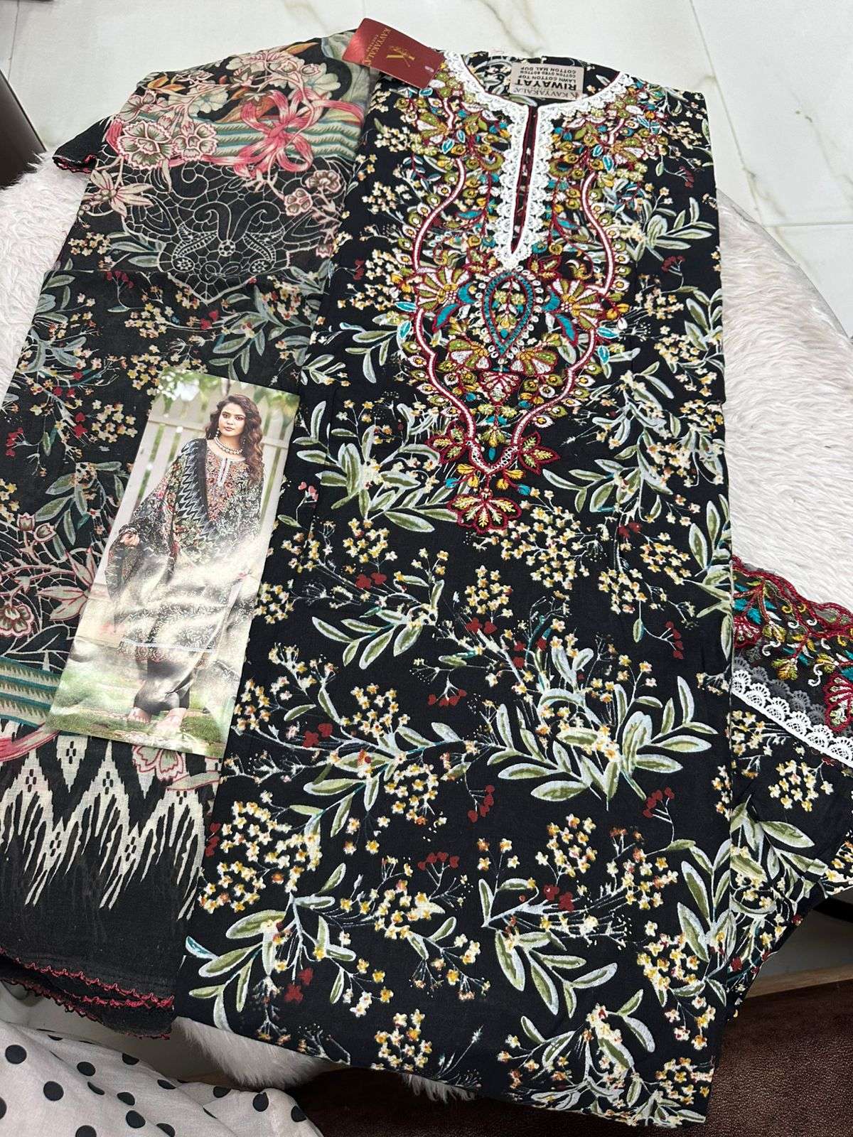 Falah Premium Cotton Collection Code - 50159 By Falah Designer Suits - 02