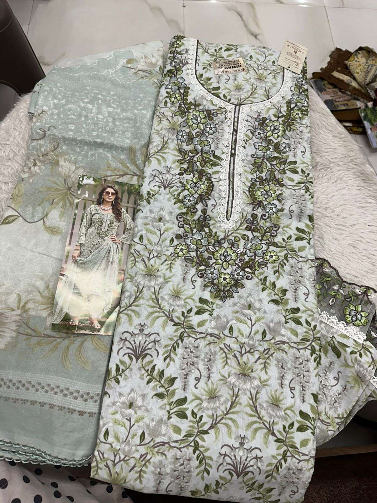 Falah Premium Cotton Collection Code - 50159 By Falah Designer Suits - 03