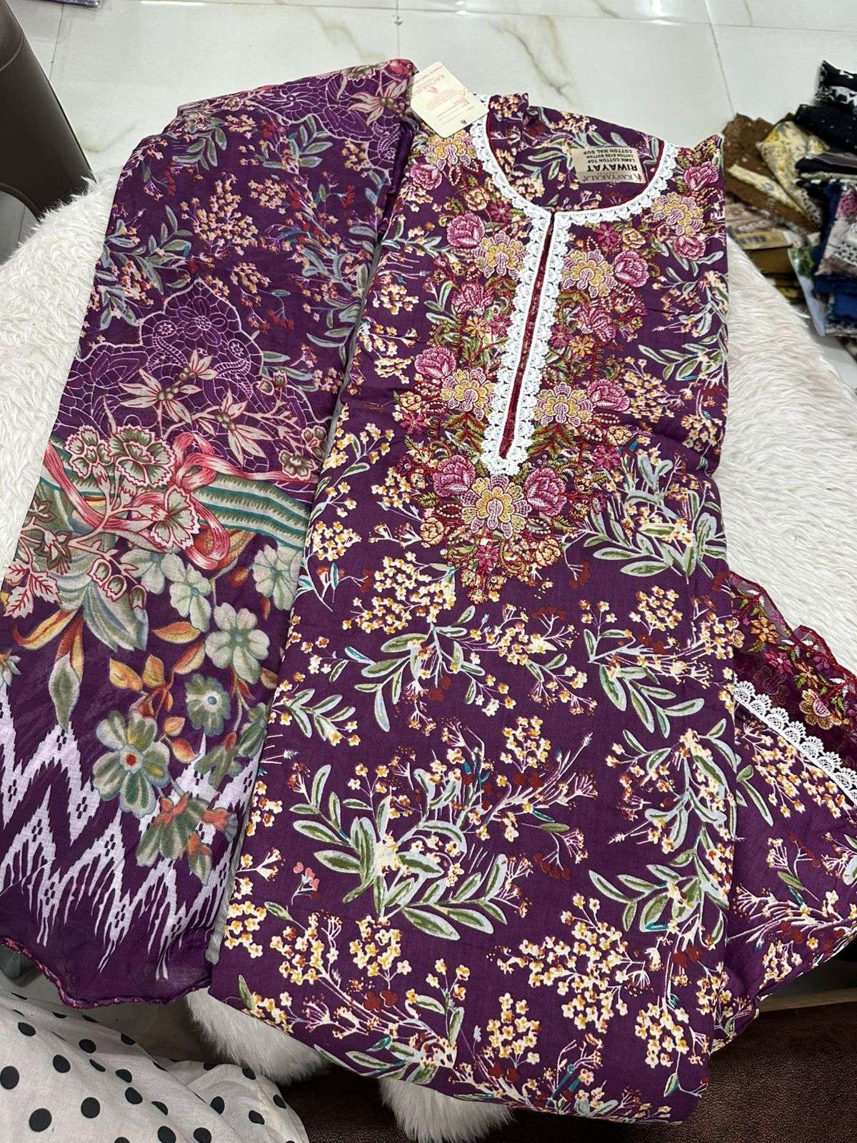 Falah Premium Cotton Collection Code - 50159 By Falah Designer Suits - 04