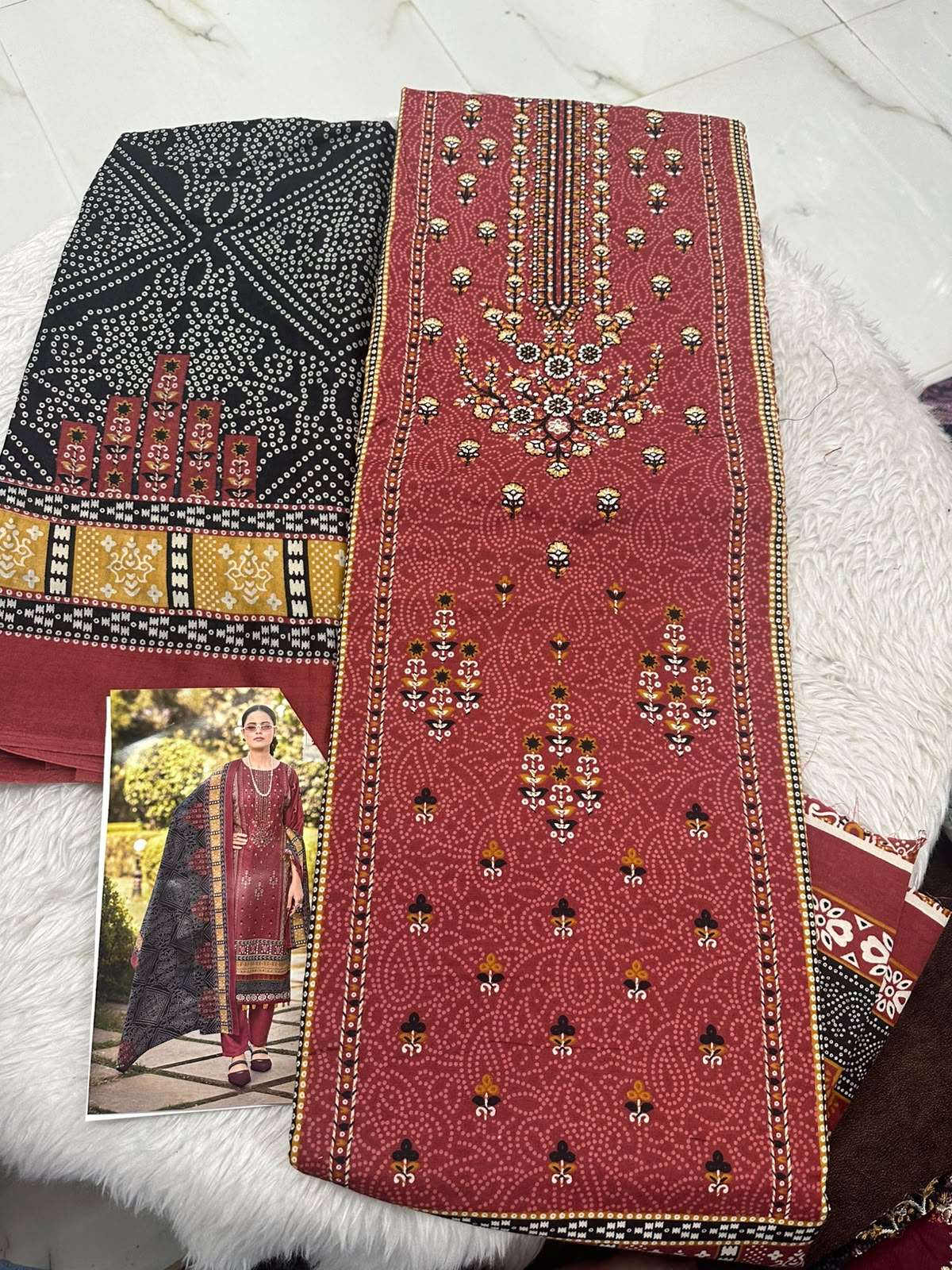 Falah Premium Cotton Collection Code - 50171 By Falah Designer Suits - 01 - 07