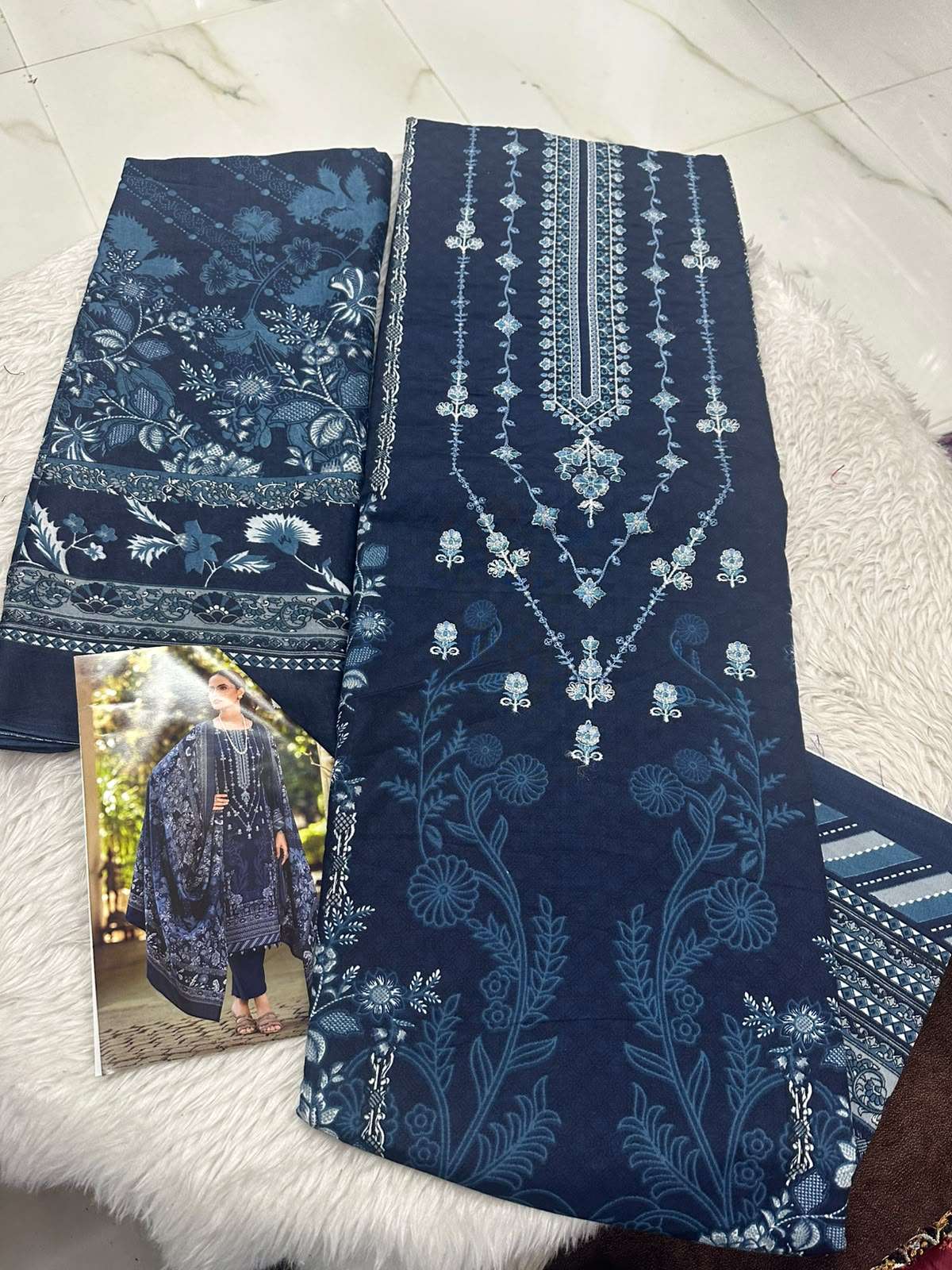 Falah Premium Cotton Collection Code - 50171 By Falah Designer Suits - 02